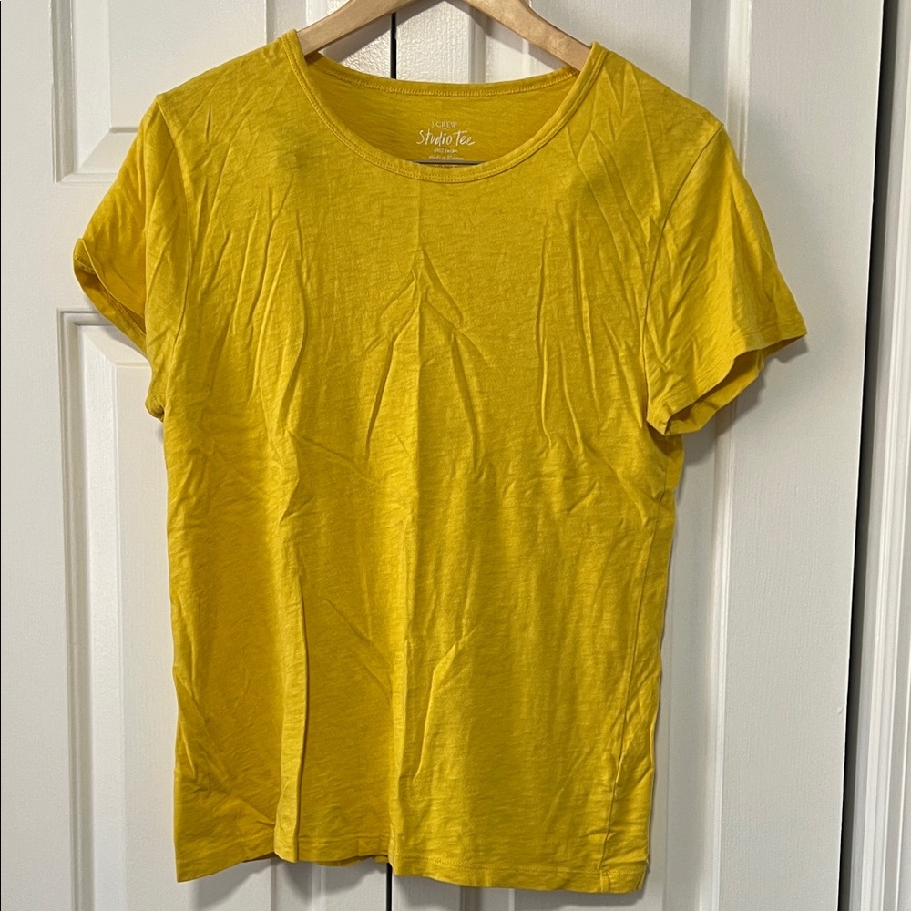 J. Crew Factory Yellow Short Sleeve Tee